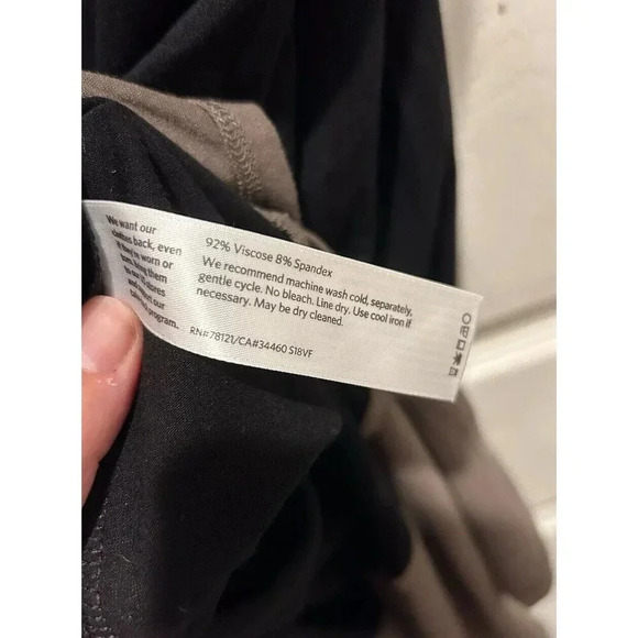 Eileen Fisher Size Large Petite Jersey Colorblock Dress Lagenlook Comfort - Picture 6 of 6